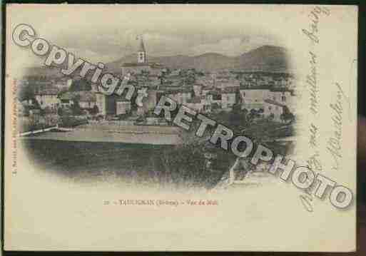 Ville de TAULIGNAN Carte postale ancienne