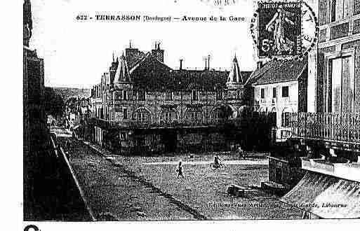 Ville de TERRASSONLAVILLEDIEU Carte postale ancienne