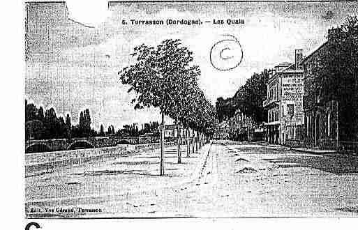 Ville de TERRASSONLAVILLEDIEU Carte postale ancienne