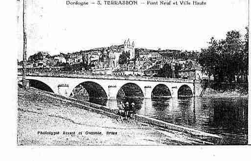 Ville de TERRASSONLAVILLEDIEU Carte postale ancienne