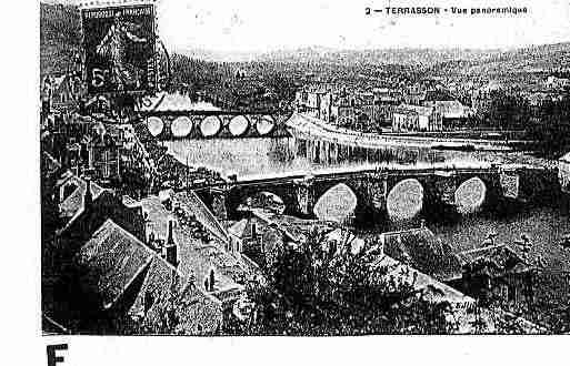 Ville de TERRASSONLAVILLEDIEU Carte postale ancienne