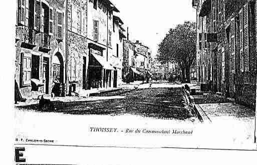 Ville de THOISSEY Carte postale ancienne