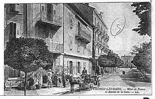 Ville de THONONLESBAINS Carte postale ancienne