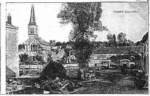 Ville de THURY Carte postale ancienne