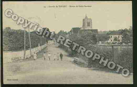 Ville de THURY Carte postale ancienne