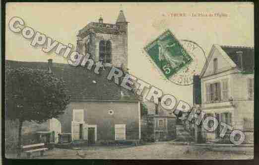 Ville de THURY Carte postale ancienne