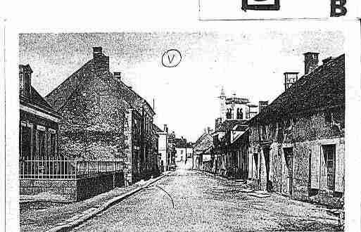 Ville de THURY Carte postale ancienne