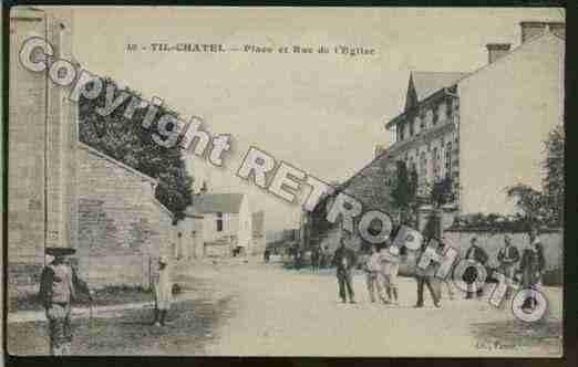 Ville de TILCHATEL Carte postale ancienne