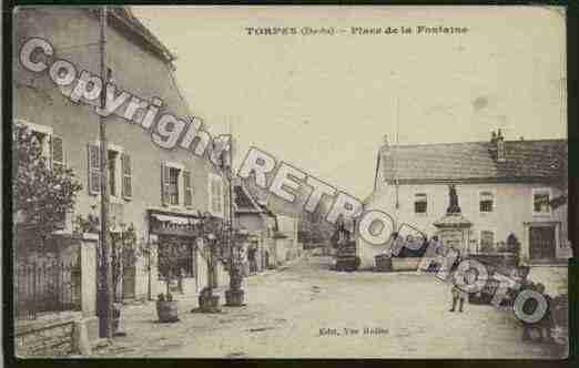 Ville de TORPES Carte postale ancienne