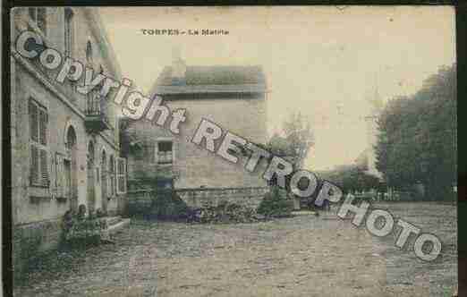 Ville de TORPES Carte postale ancienne