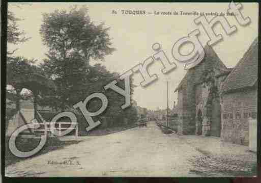 Ville de TOUQUES Carte postale ancienne