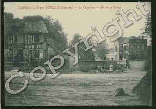 Ville de TOURGEVILLE Carte postale ancienne