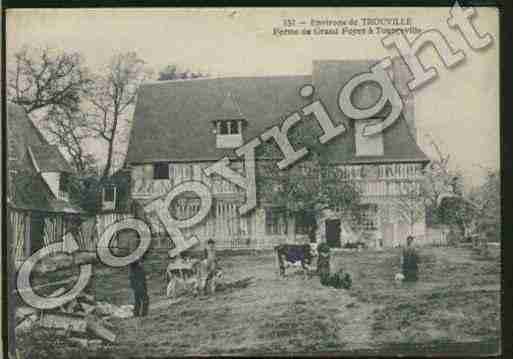 Ville de TOURGEVILLE Carte postale ancienne