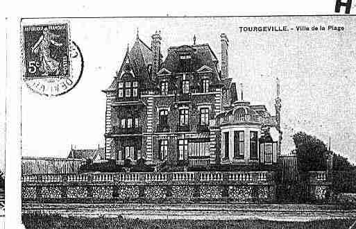 Ville de TOURGEVILLE Carte postale ancienne