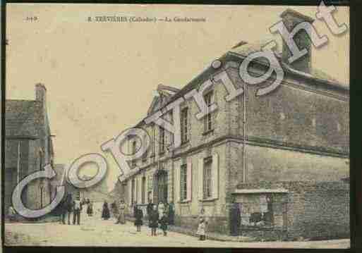 Ville de TREVIERES Carte postale ancienne