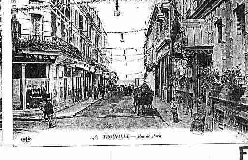 Ville de TROUVILLESURMER Carte postale ancienne