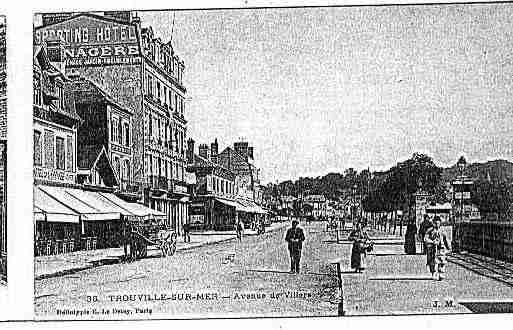 Ville de TROUVILLESURMER Carte postale ancienne