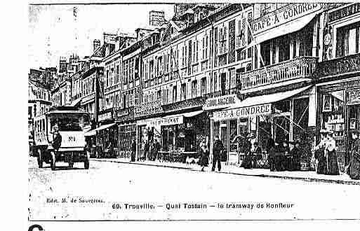 Ville de TROUVILLESURMER Carte postale ancienne