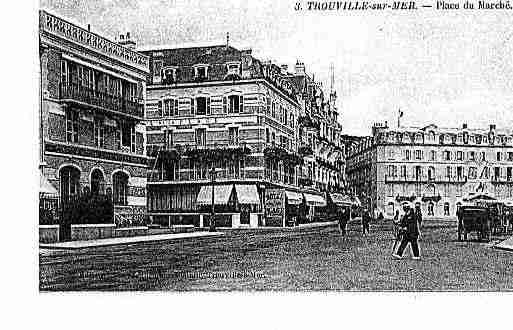 Ville de TROUVILLESURMER Carte postale ancienne