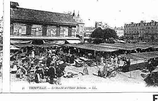 Ville de TROUVILLESURMER Carte postale ancienne