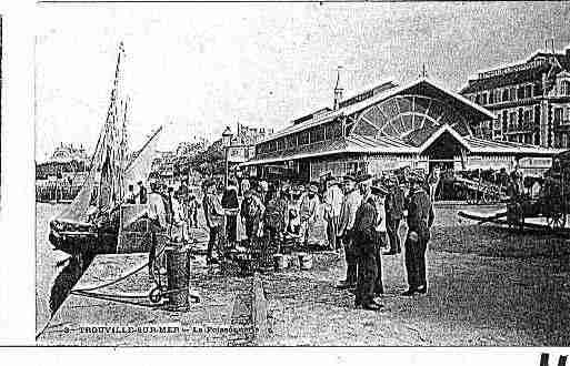 Ville de TROUVILLESURMER Carte postale ancienne