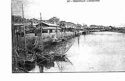 Ville de TROUVILLESURMER Carte postale ancienne