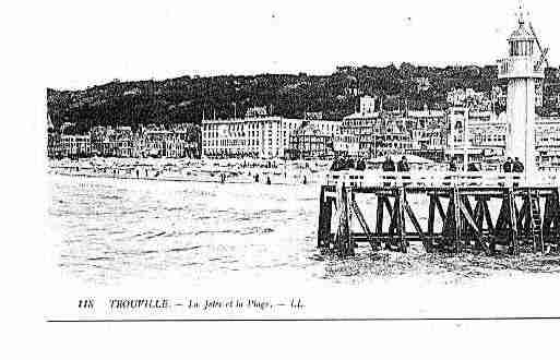 Ville de TROUVILLESURMER Carte postale ancienne