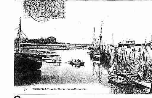 Ville de TROUVILLESURMER Carte postale ancienne