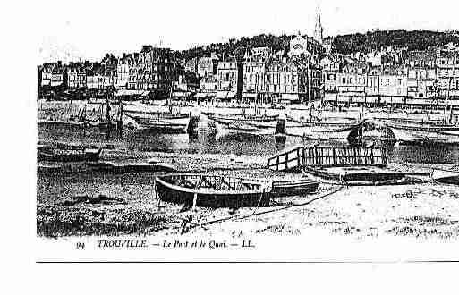 Ville de TROUVILLESURMER Carte postale ancienne Ville de TROUVILLESURMER Carte postale ancienne