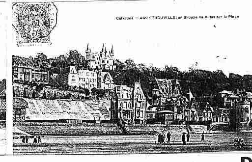 Ville de TROUVILLESURMER Carte postale ancienne