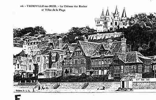 Ville de TROUVILLESURMER Carte postale ancienne