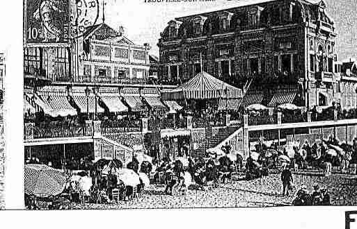 Ville de TROUVILLESURMER Carte postale ancienne