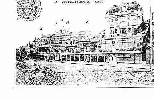 Ville de TROUVILLESURMER Carte postale ancienne