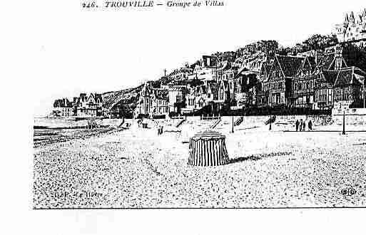 Ville de TROUVILLESURMER Carte postale ancienne