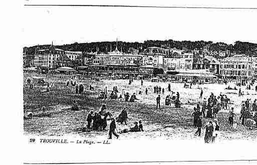 Ville de TROUVILLESURMER Carte postale ancienne