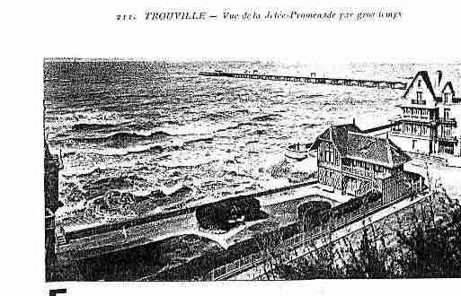 Ville de TROUVILLESURMER Carte postale ancienne