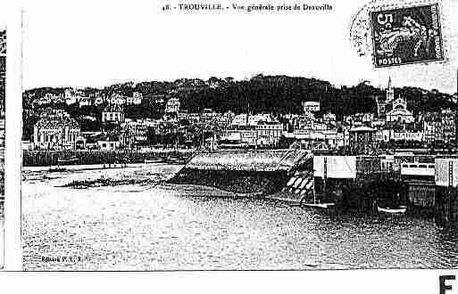 Ville de TROUVILLESURMER Carte postale ancienne