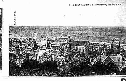 Ville de TROUVILLESURMER Carte postale ancienne