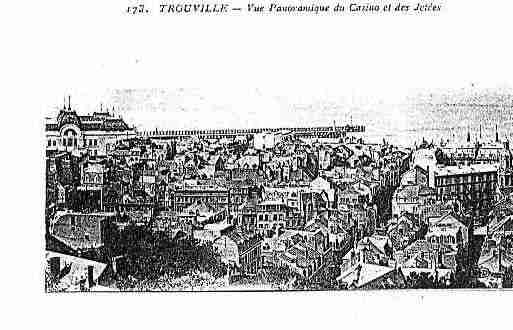 Ville de TROUVILLESURMER Carte postale ancienne