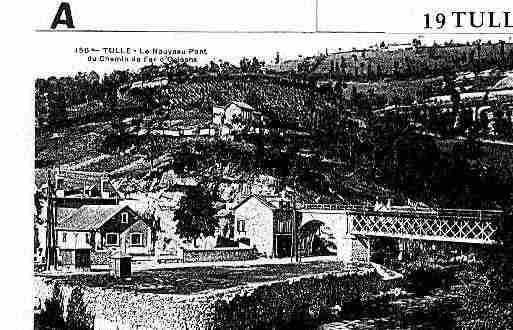 Ville de TULLE Carte postale ancienne
