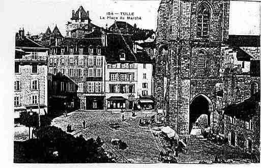 Ville de TULLE Carte postale ancienne
