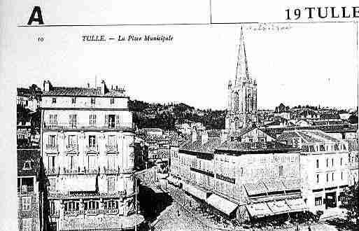 Ville de TULLE Carte postale ancienne
