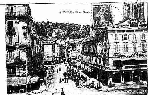 Ville de TULLE Carte postale ancienne