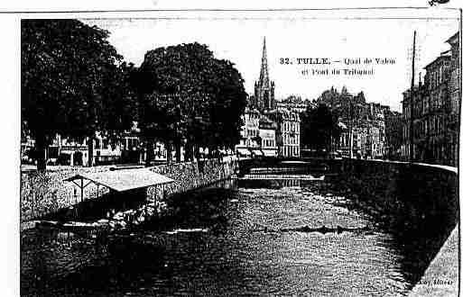 Ville de TULLE Carte postale ancienne