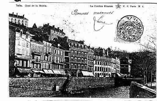 Ville de TULLE Carte postale ancienne