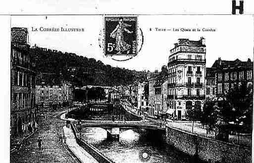 Ville de TULLE Carte postale ancienne