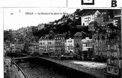 Ville de TULLE Carte postale ancienne