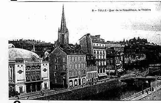 Ville de TULLE Carte postale ancienne