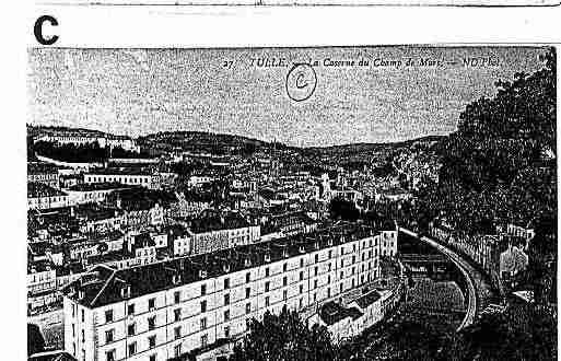 Ville de TULLE Carte postale ancienne