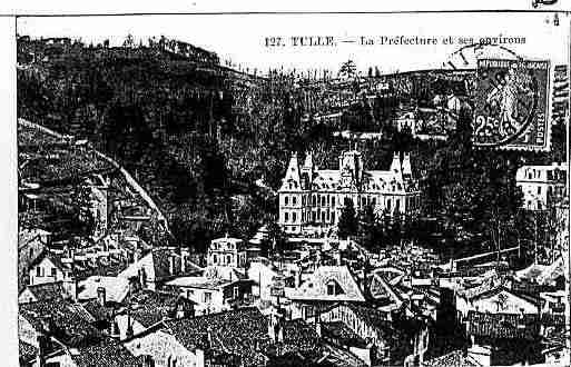 Ville de TULLE Carte postale ancienne